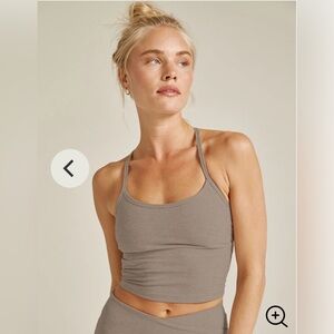 Spacedye Slim Racerback Cropped Tank